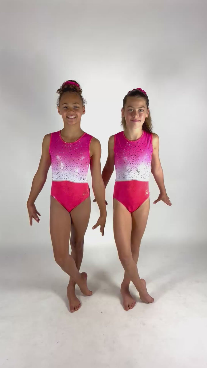 Turnpakje Danique Neon Orangeade Wit