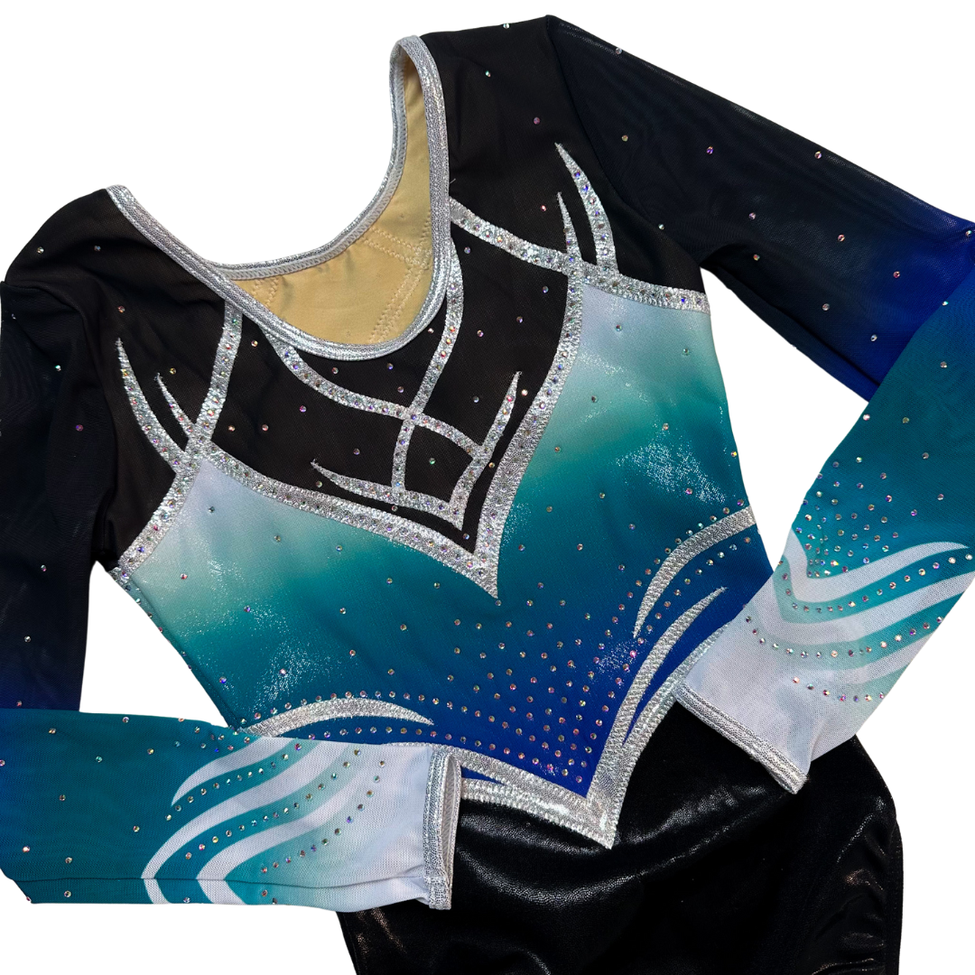 Gymnastics Leotard Rayon Sportif Bragard Long sleeve