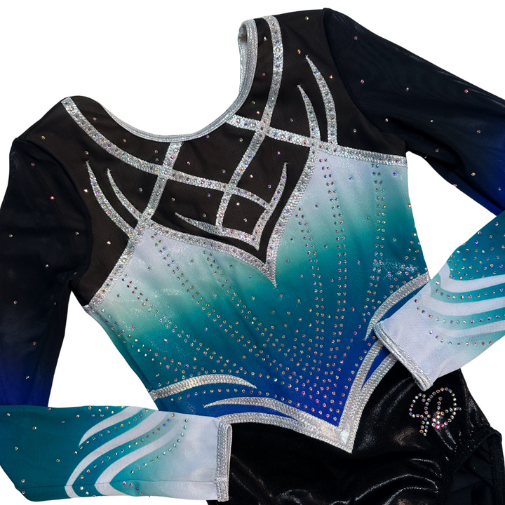 Gymnastics Leotard Rayon Sportif Bragard Long sleeve
